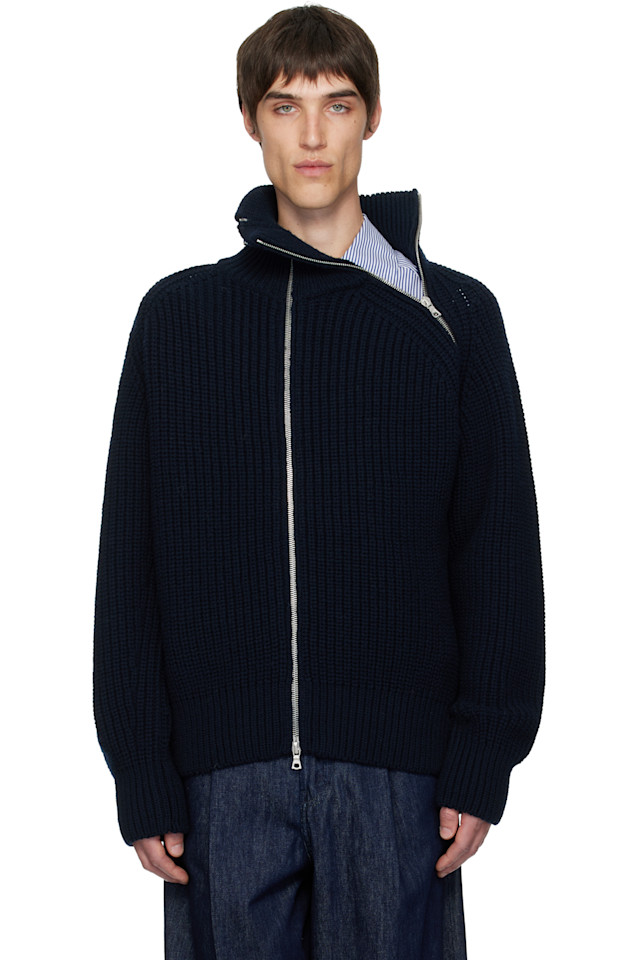 

Шерстяная куртка на молнии Dries Van Noten, черный