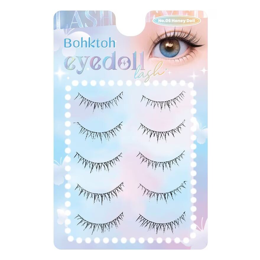 

Bohktoh Eyedoll Lash 06 Медовая кукла, Black