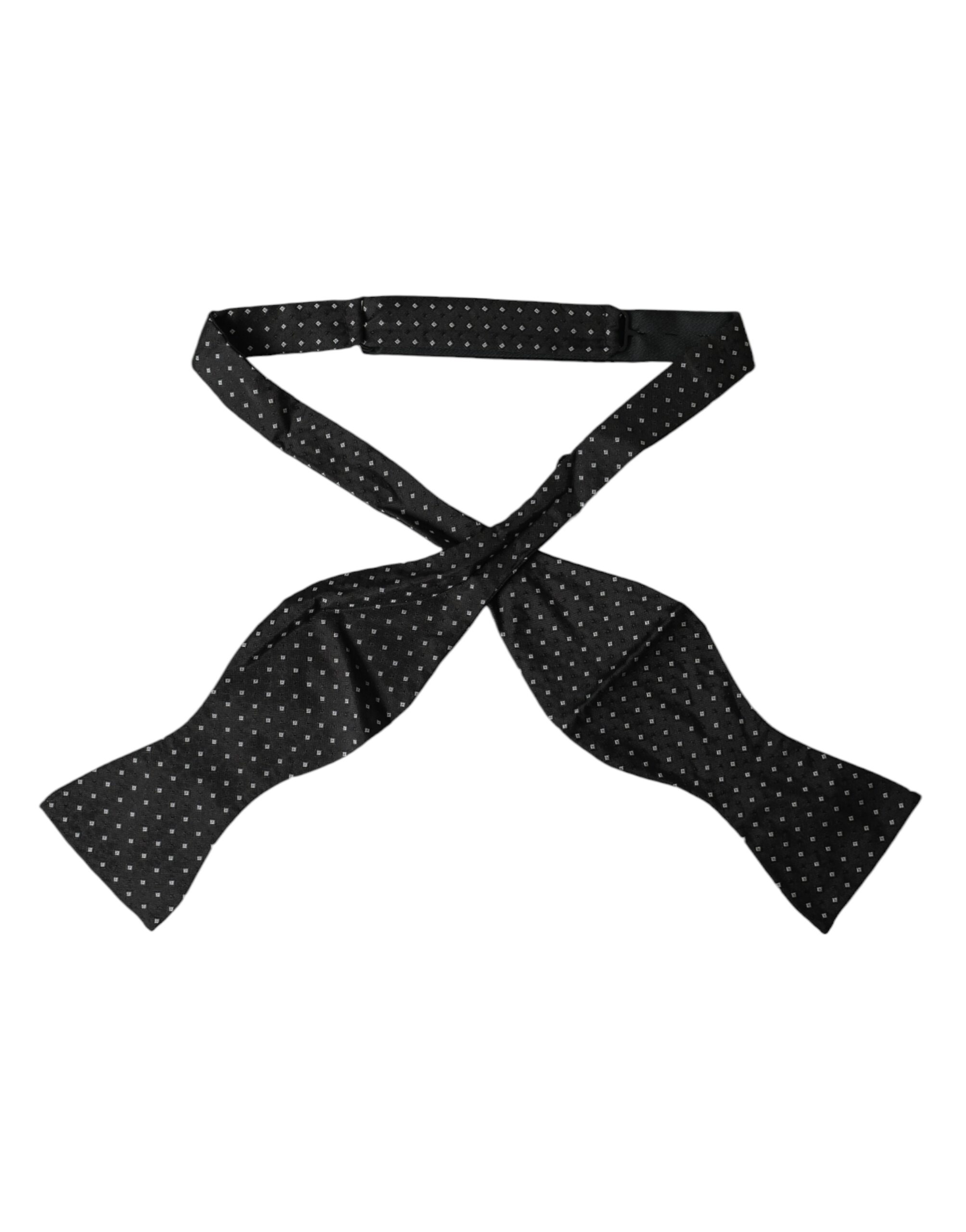 

Черный шелковый горошек тонкий галстук-бабочка для мужчин Dolce & Gabbana