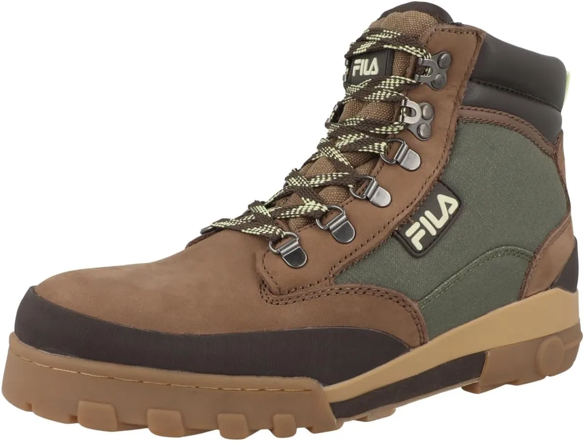 Мужские ботинки FILA Grunge II CVS Mid Fashion Boots, Partridge Shadow Lime — фото 4