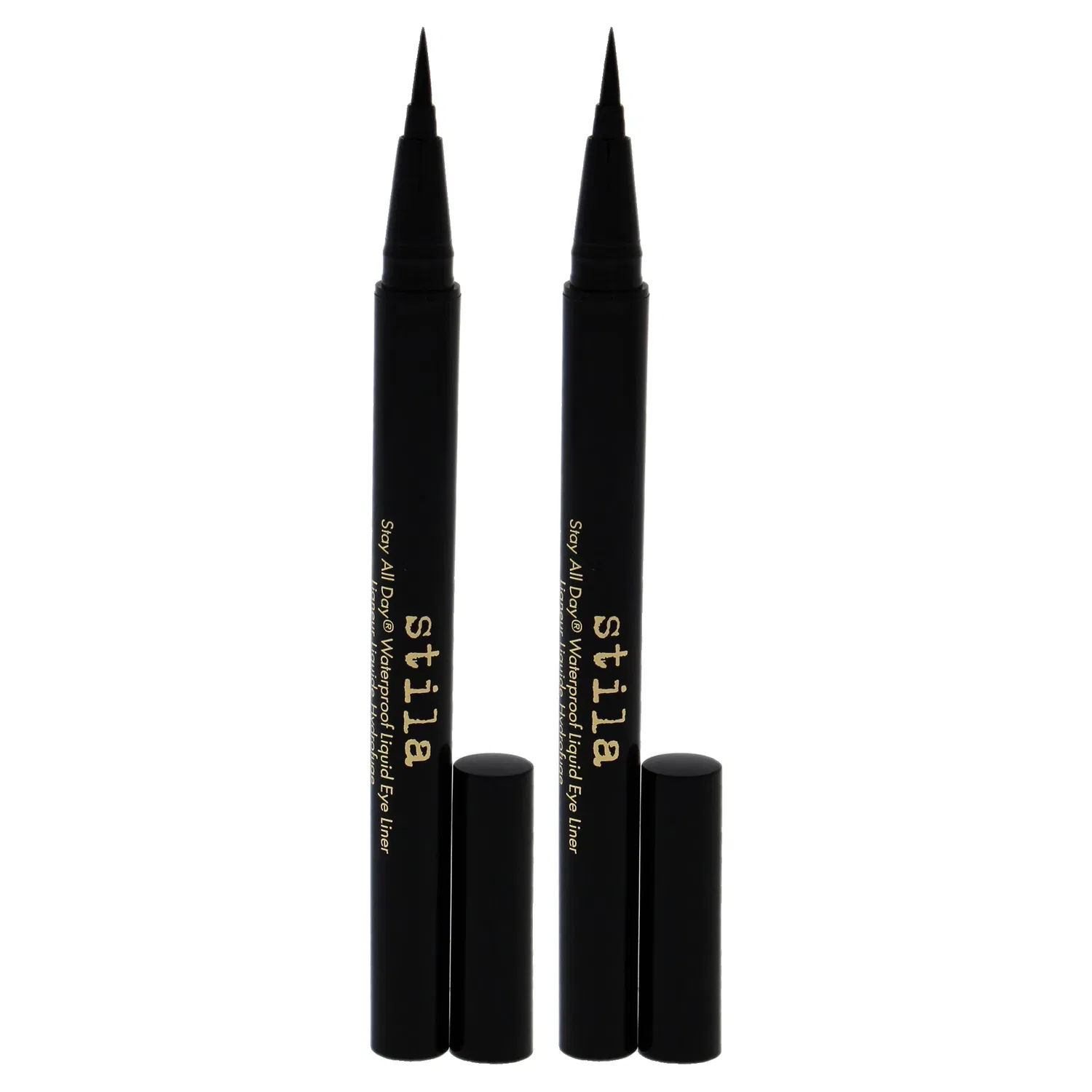 Водостойкая жидкая подводка для глаз Stay All Day Waterproof Liquid Eye Liner - Intense Black от Stila для женщин - 0,016 унции - упаковка из 2 штук — фото 2