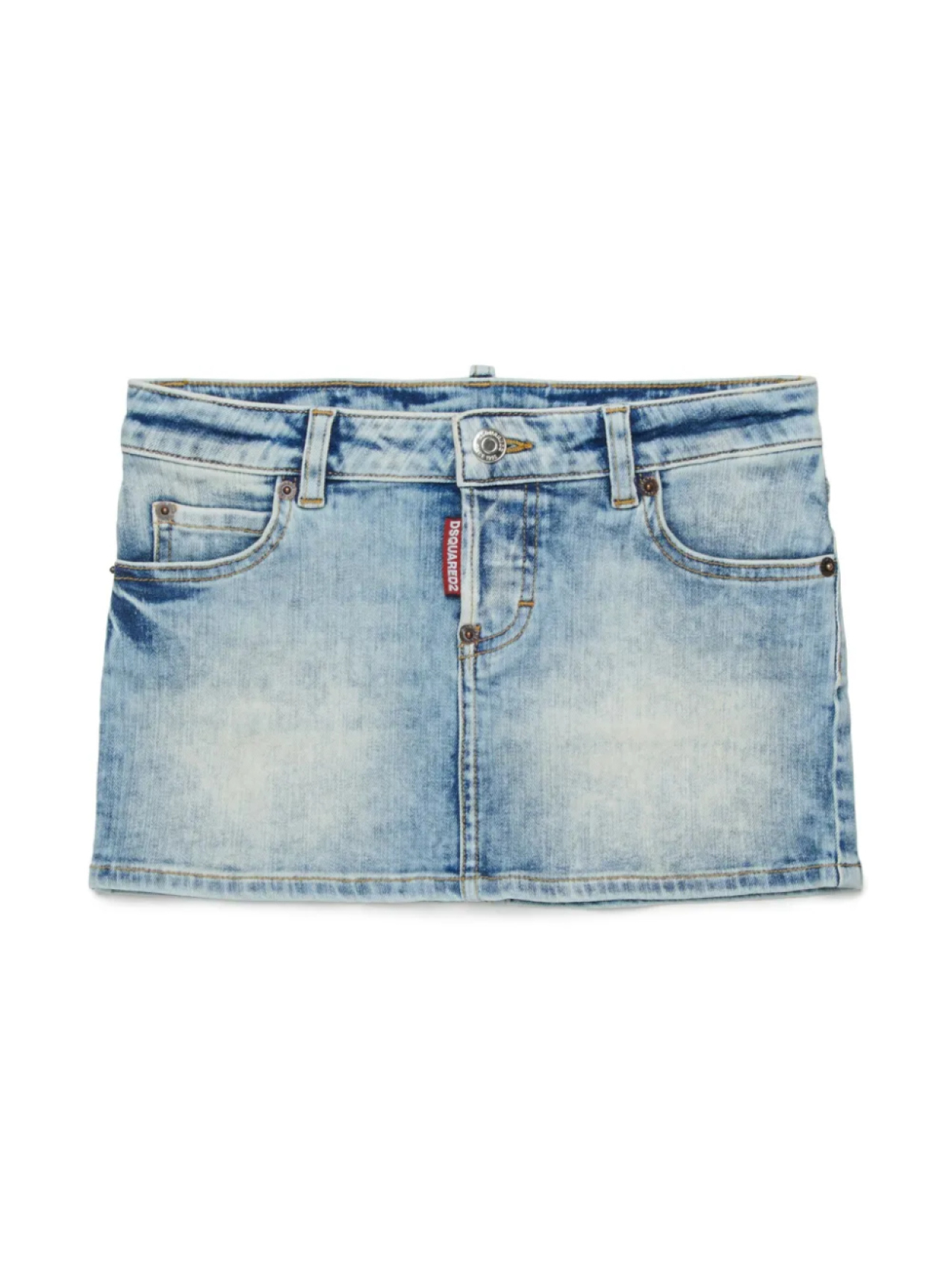

DSQUARED2 KIDS джинсовая юбка мини, синий