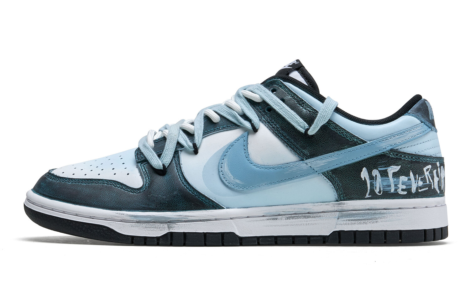

Кроссовки Nike Dunk Skateboard Shoes Men Low-Top White, синий