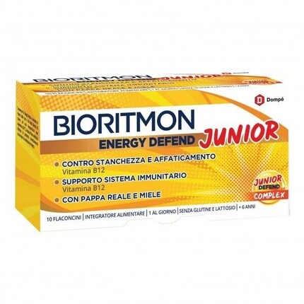

Dompe' Farmaceutici Spa Bioritmon Energy Defend Junior Dompé 10 флаконов