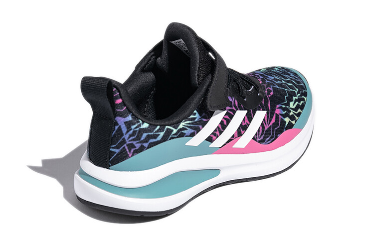 Кроссовки adidas Fortarun Kids Lifestyle Shoes Kids Low-top Black/Blue — фото 4