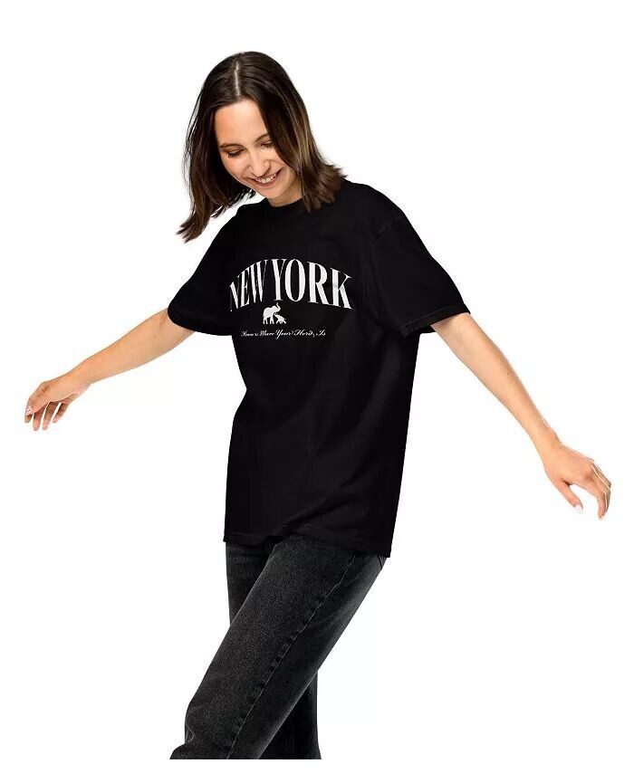 

Футболка унисекс New York для юниоров Ivory Ella, черный