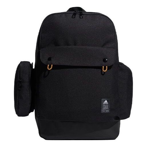 

Рюкзак adidas Multiple Pockets Large Capacity schoolbag backpack Unisex Black, черный