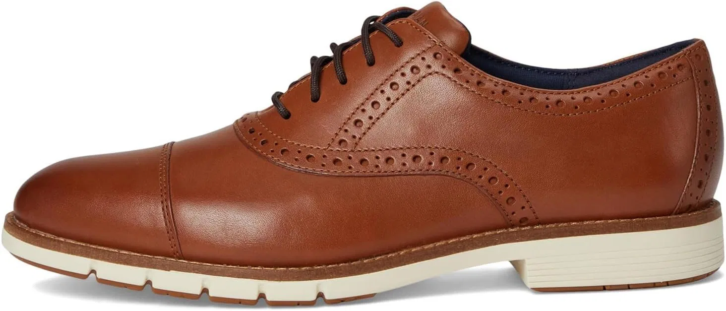 Туфли оксфорды с мыском Cole Haan, британский загар — фото 4