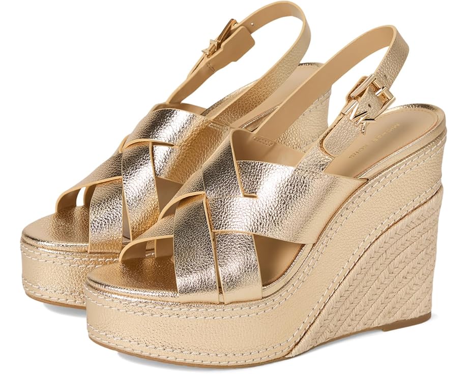 Туфли MICHAEL Michael Kors Nora Wedge, цвет Pale Gold