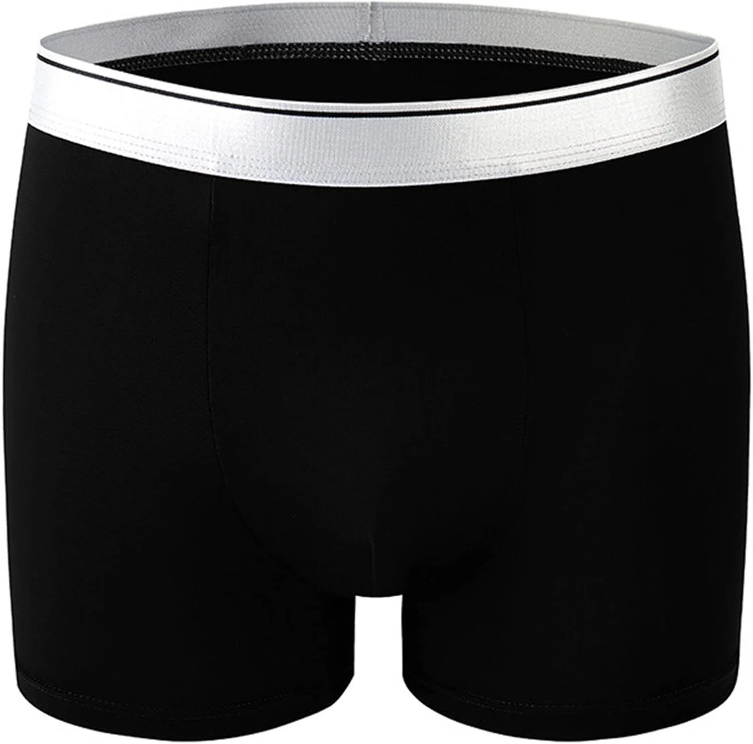 Боксеры, хлопок, 6 штук, Black