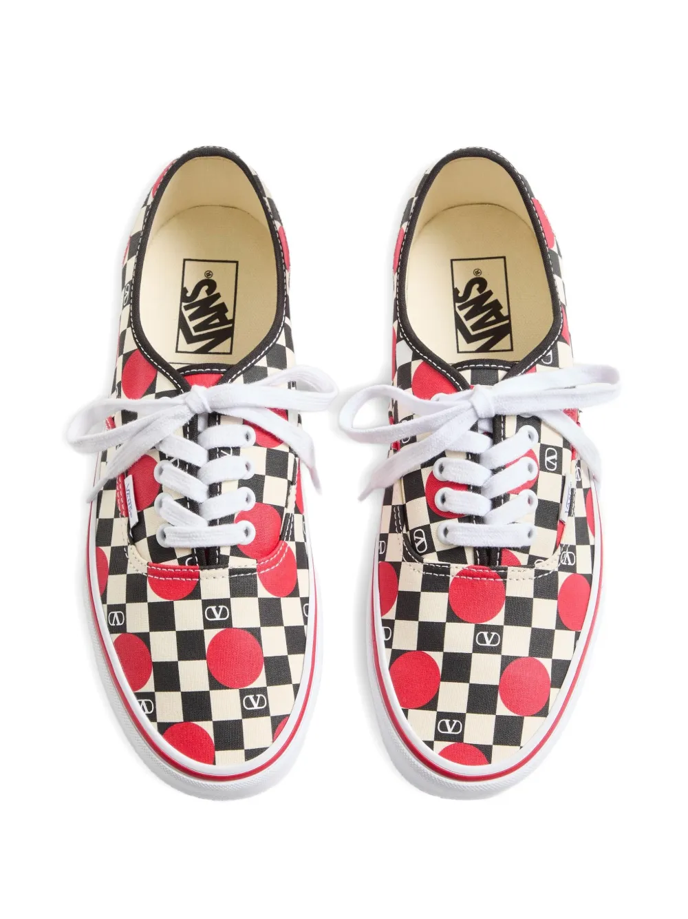 Кеды с логотипом VLogo Signature из коллаборации с Vans VALENTINO GARAVANI, нейтральный — фото 4