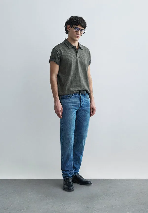 Брюки с карманами прямые джинсы Emporio Armani, Medium Blue Denim — фото 2
