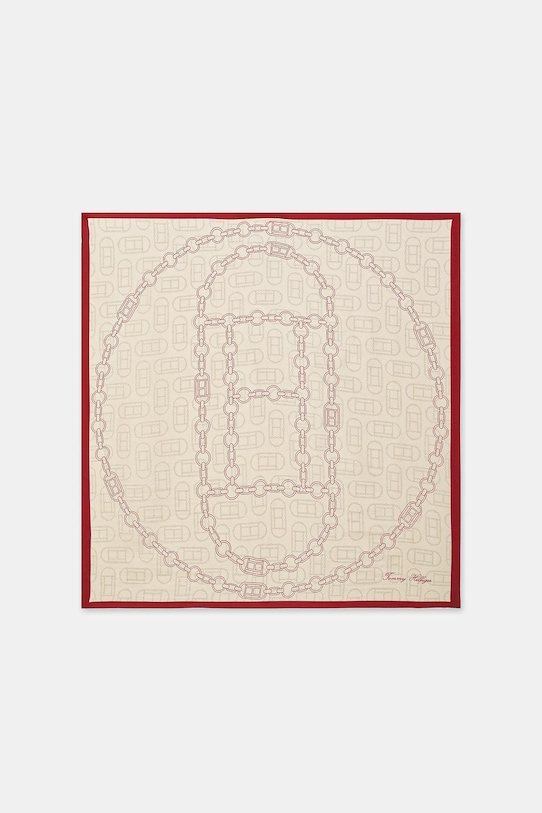 

Шелковый шарф Tommy Hilfiger, бежевый