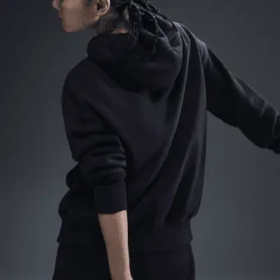 Худи Nike Sportswear Phoenix Fleece, цвет Black/Sail — фото 4