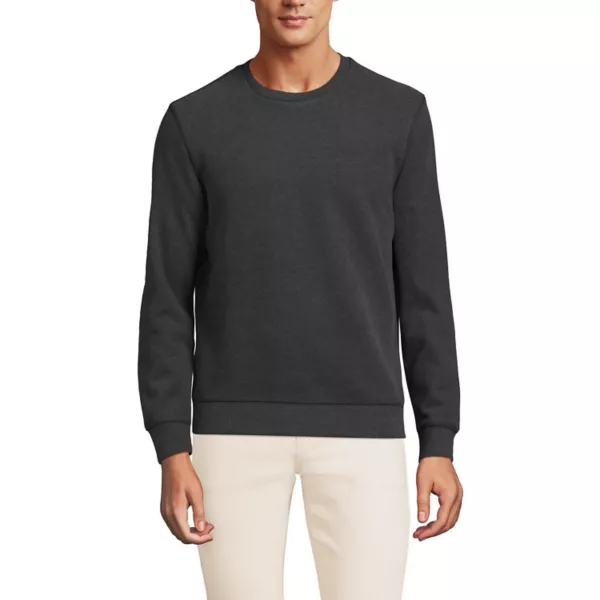 

Мужская худи с длинным рукавом Serious Sweats Lands' End, цвет dark charcoal heather