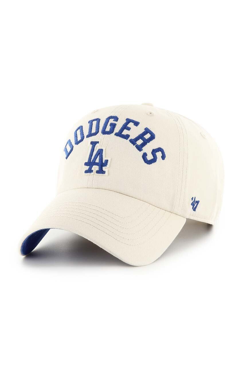 

Хлопковая бейсболка 47 бренда MLB Los Angeles Dodgers 47 Brand, бежевый