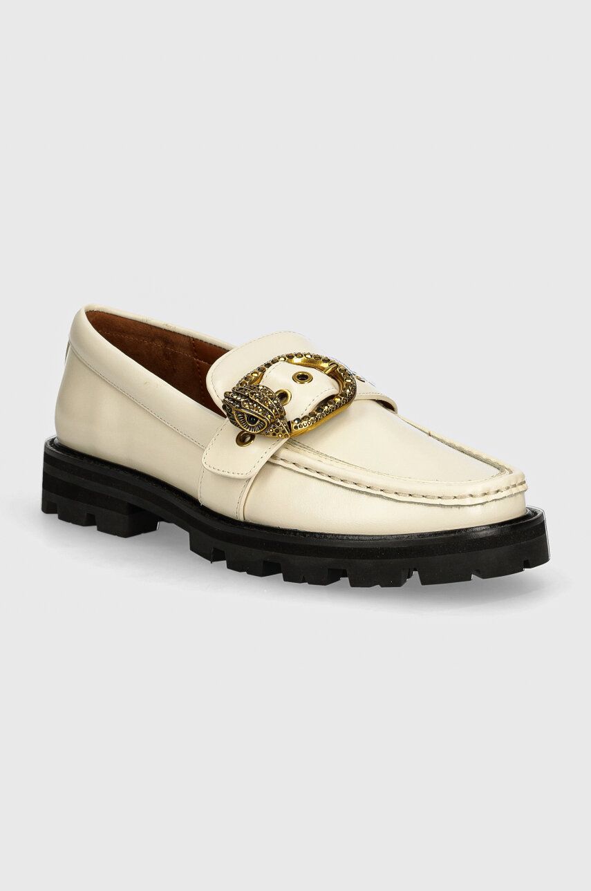 

Кожаные мокасины Kurt Geiger London Mayfair Chunky Loafer, бежевый