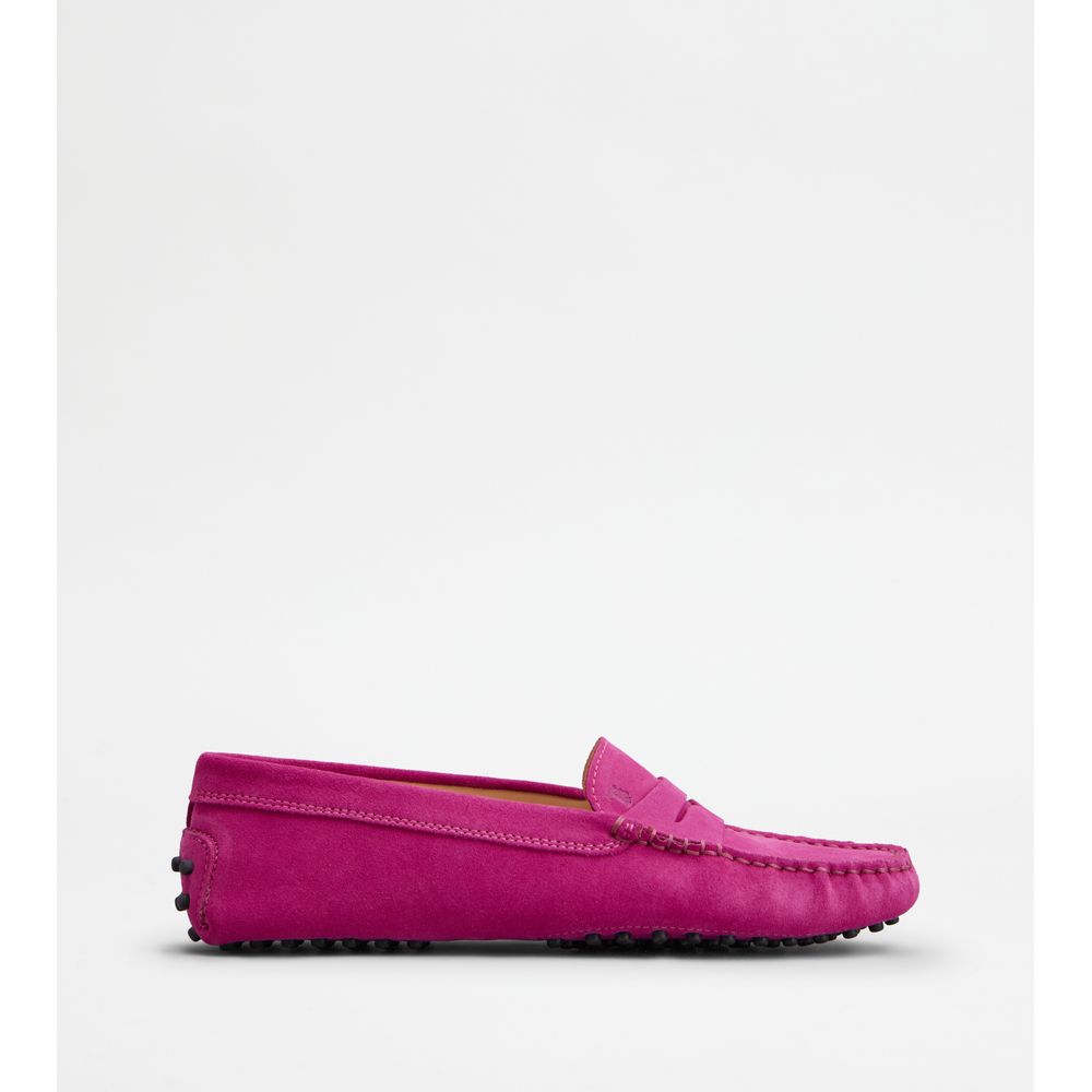 Туфли для вождения Gommino из замши TOD's, розовый