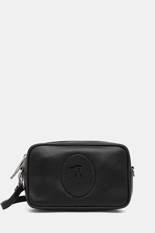 

Кожаная сумка Trussardi, черный