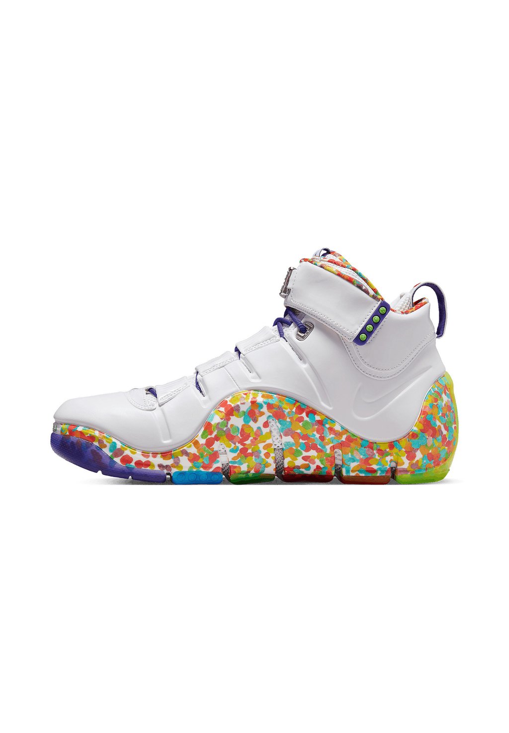 

Бутсы LEBRON RETRO FRUITY PEBBLES Nike Performance, белый
