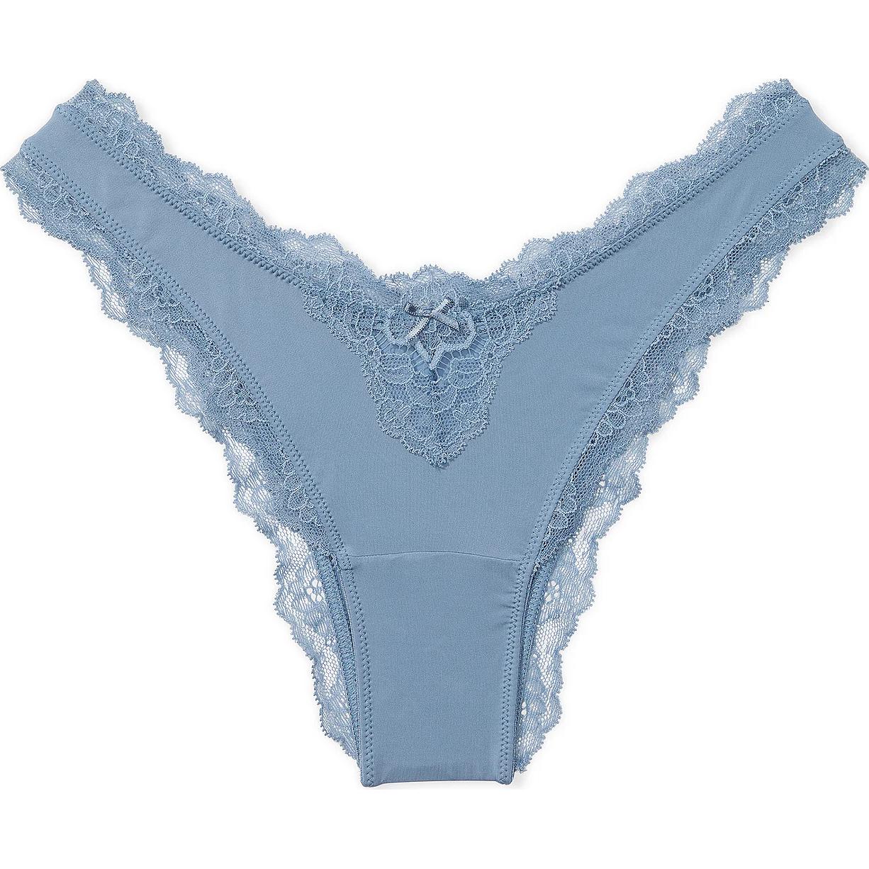 

Victoria's Secret Трусики бразильяно Dream Angels Smooth & Lace женские Blue
