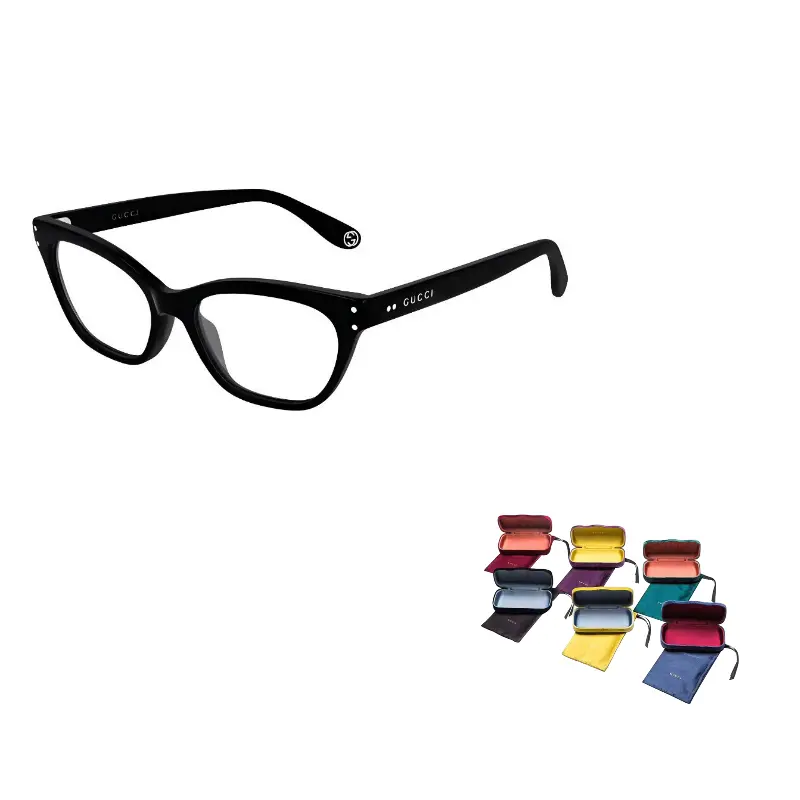 

GUCCI Кошачий глаз в оправе Glasses, Black