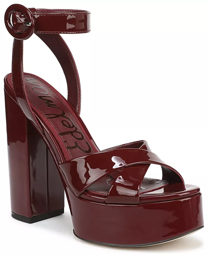 Женские сандалии Savannah Platform Sam Edelman, красный