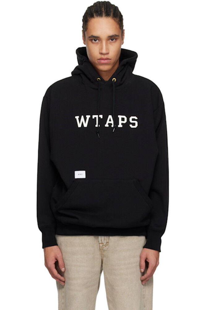 

Черная хлопковая толстовка Academy WTAPS