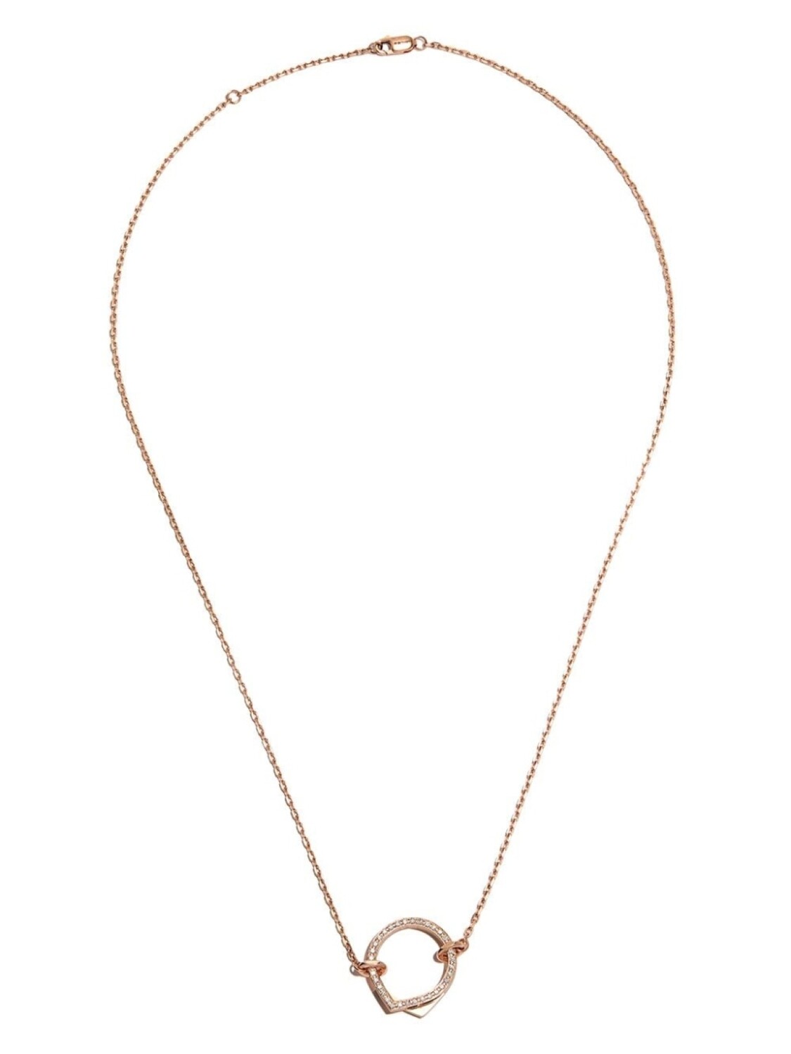 

Колье из розового золота Repossi, серебряный