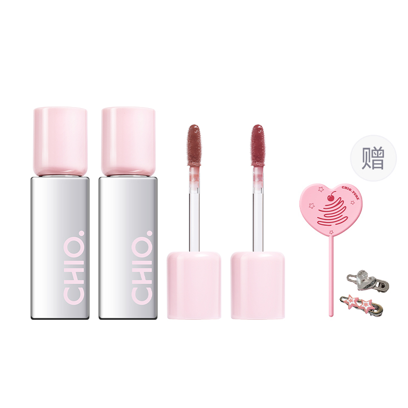 

CHIOTURE Зеркальный блеск для губ Little Silver с эффектом свечения, натуральный, стойкий, не размазывается, не оставляет следов, 2,9 г