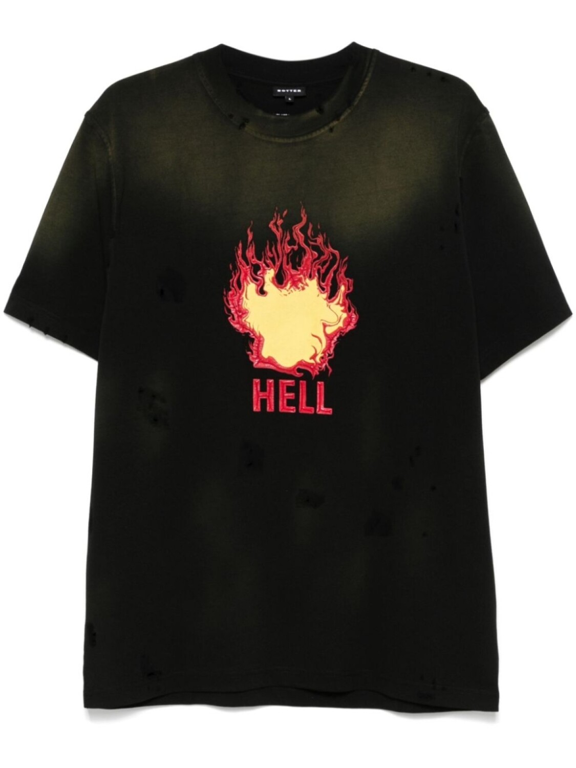 

Футболка с принтом Hell Botter, черный