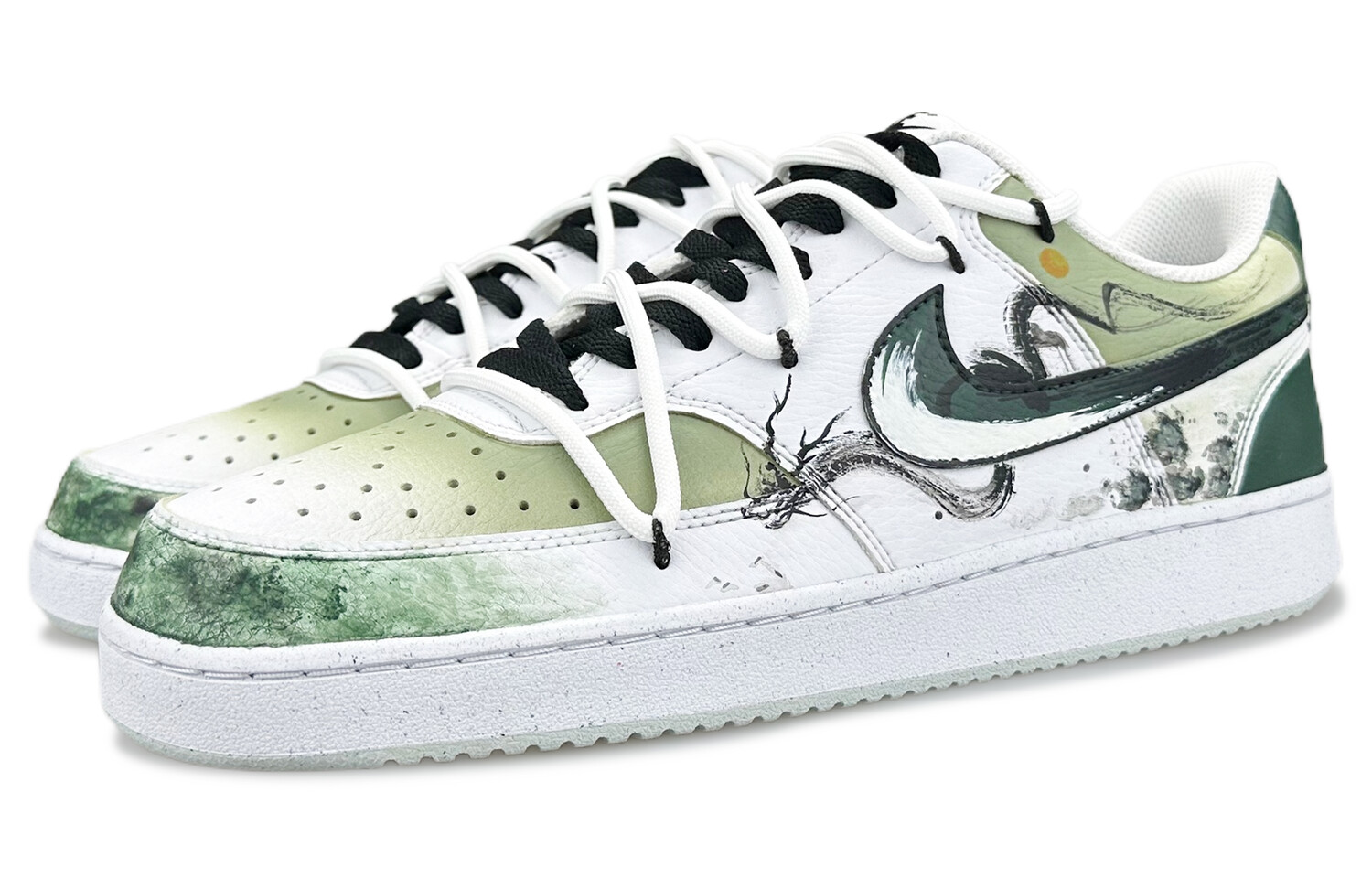 

Мужские кроссовки для скейтбординга Nike Court Vision 1, Green Gradient