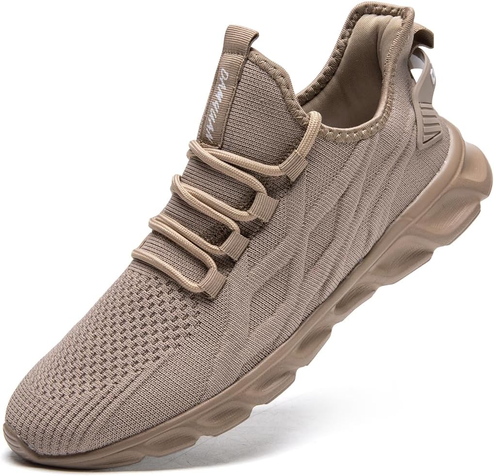 

Женские и мужские кроссовки для ходьбы и тенниса, без шнурков, для бега, с противоскользящей подошвой, повседневные, для тренировок, спортивные, для фитнеса, модные, легкие, удобные и дышащие Gdebyz, коричневый