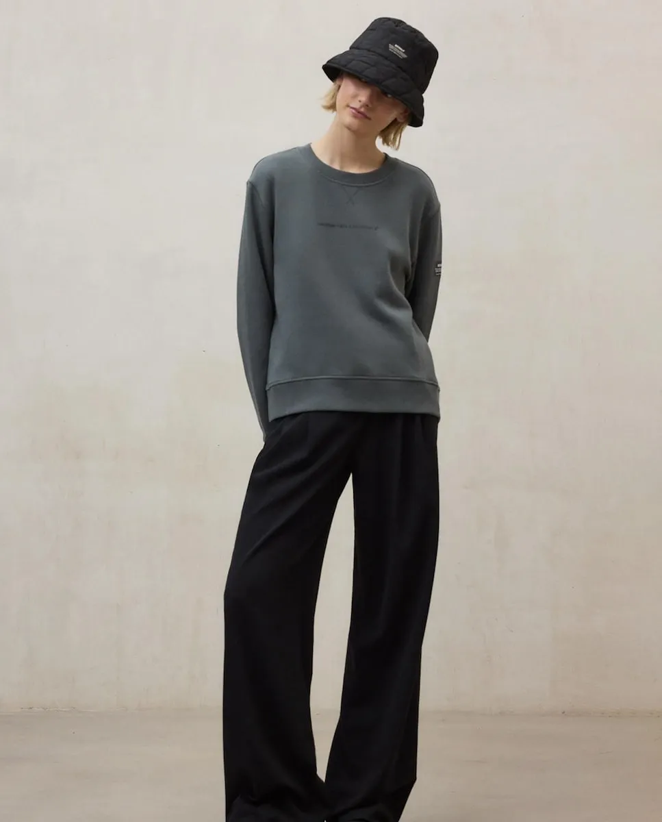 

Женская толстовка с круглым вырезом, однотонная Ecoalf, зеленый