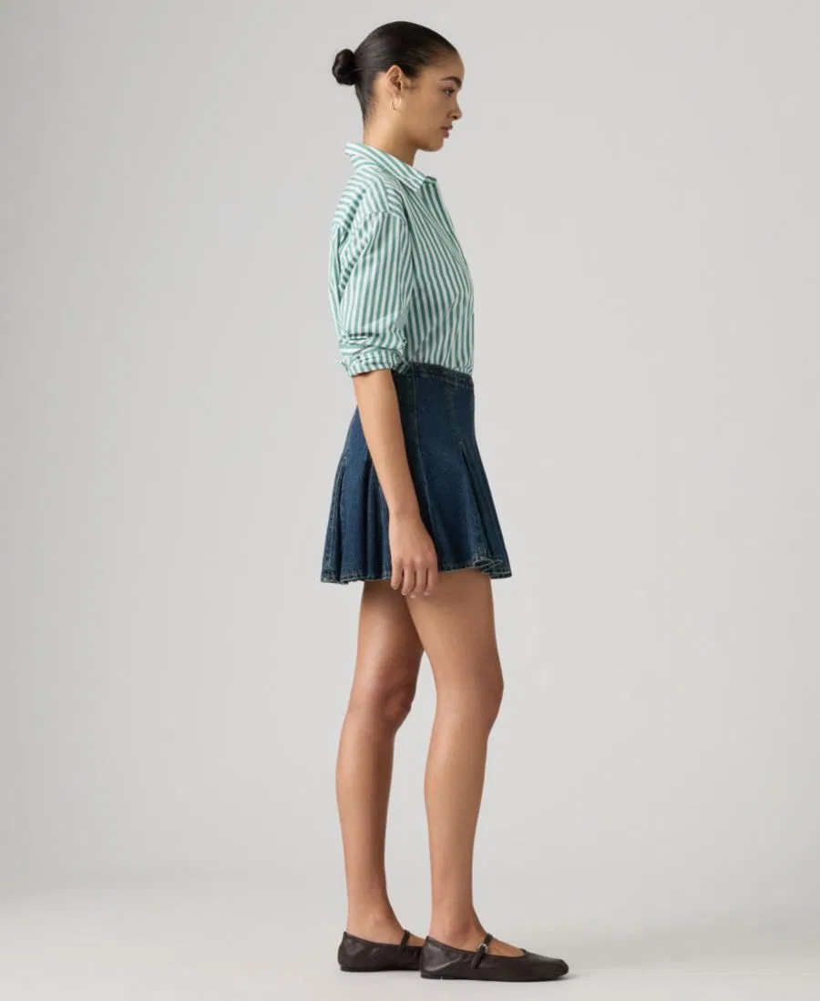 Премиальная женская мини-юбка с годетами и завышенной талией Levi'S — фото 3