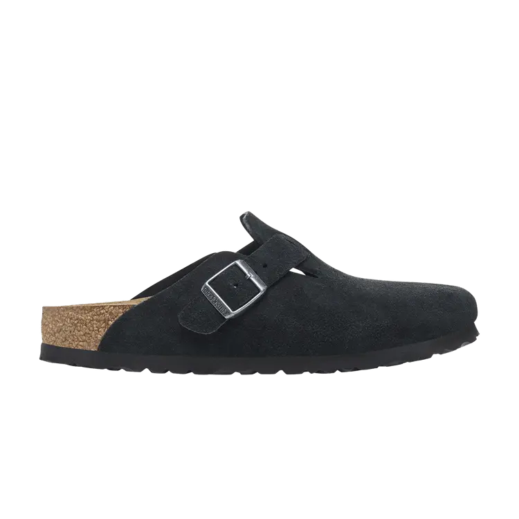

Кроссовки Birkenstock Boston Suede Black, черный