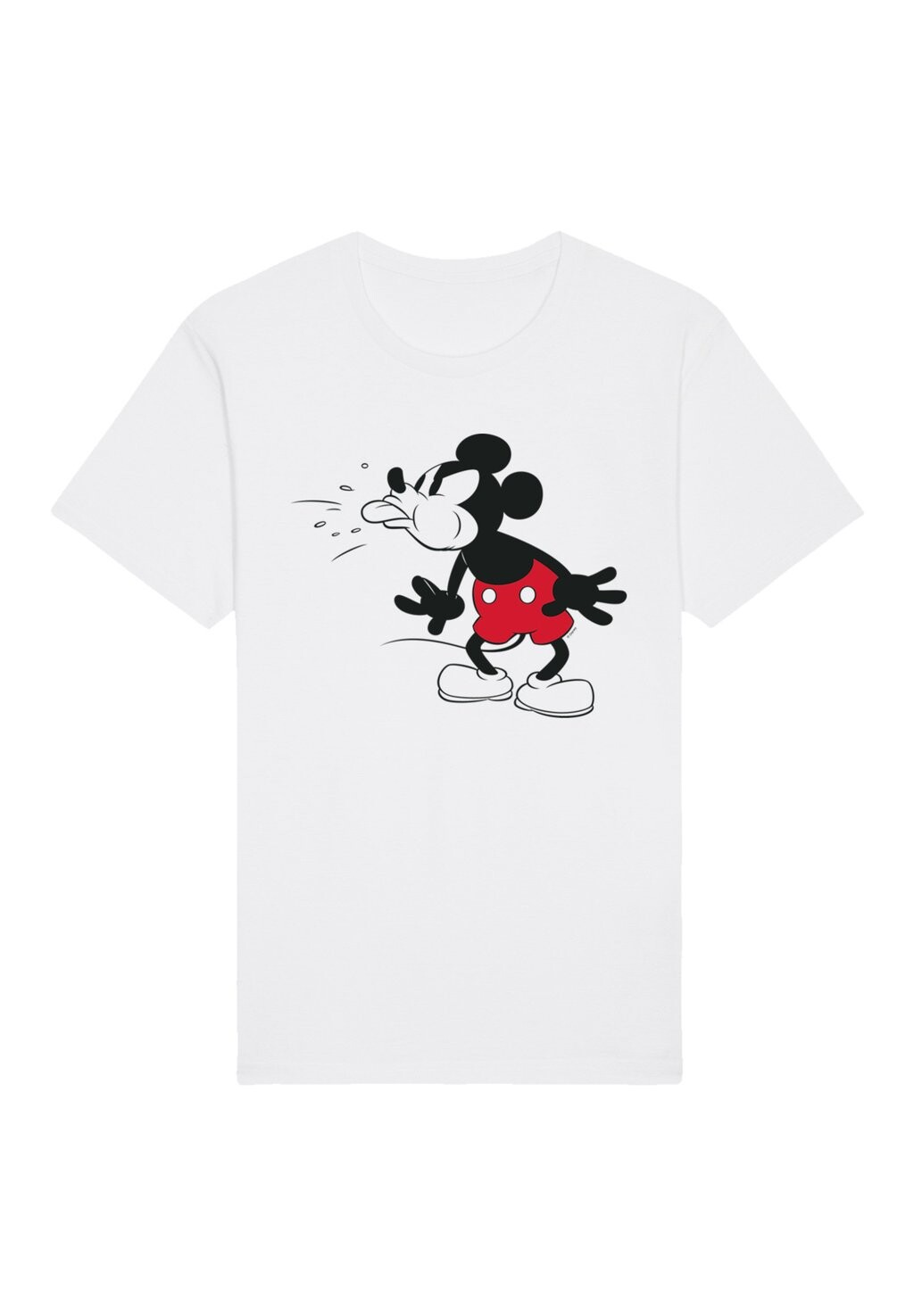 

Футболка с принтом DISNEY MICKY MAUS VINTAGE RETRO ZEICHENTRICK F4NT4STIC, белый