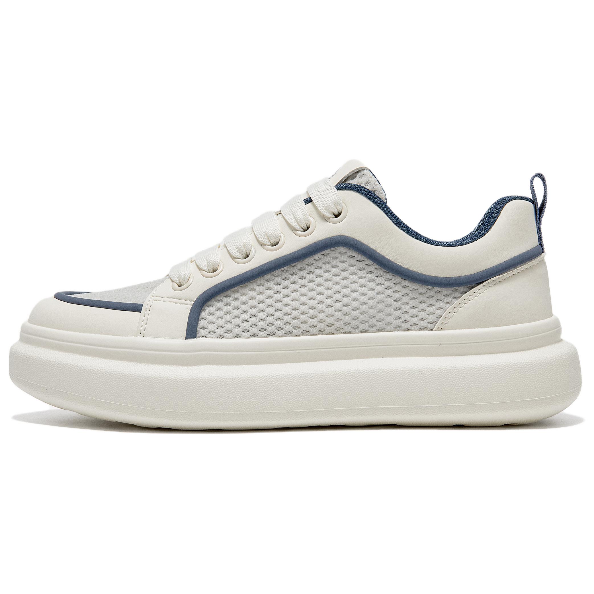 

U.S. POLO ASSN. Мужские скейтерские кроссовки бело-синие, цвет White Blue