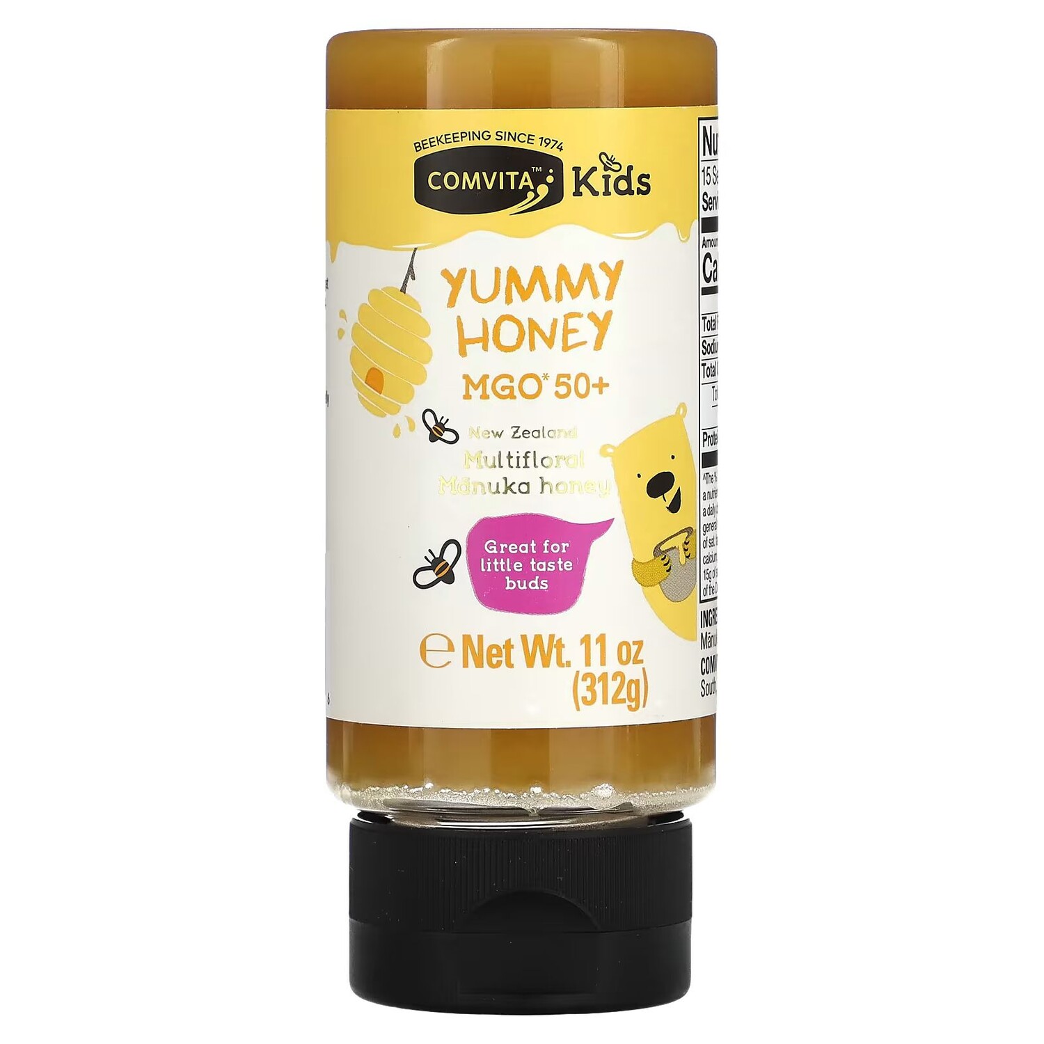 

Kids, Yummy Honey, MGO 50+, 11 унций (312 г) Comvita