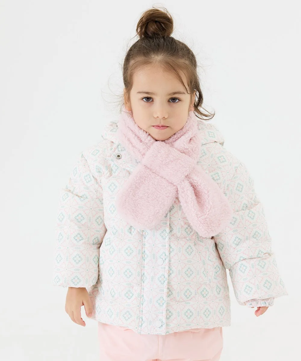 Куртка с капюшоном и перьями Moimoln, Pink