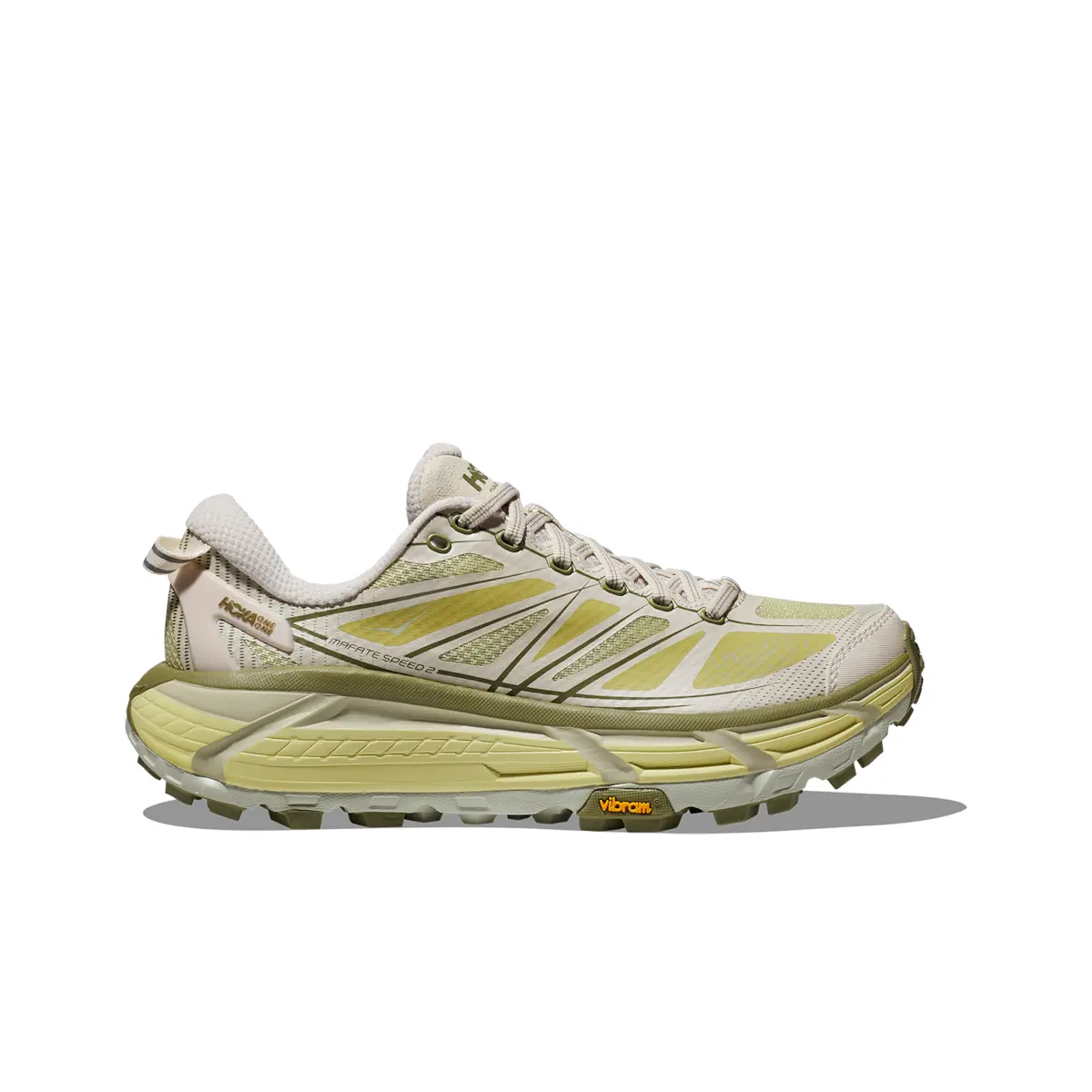 

Повседневные кроссовки унисекс Mafate Speed 0 Hoka, серый/желтый