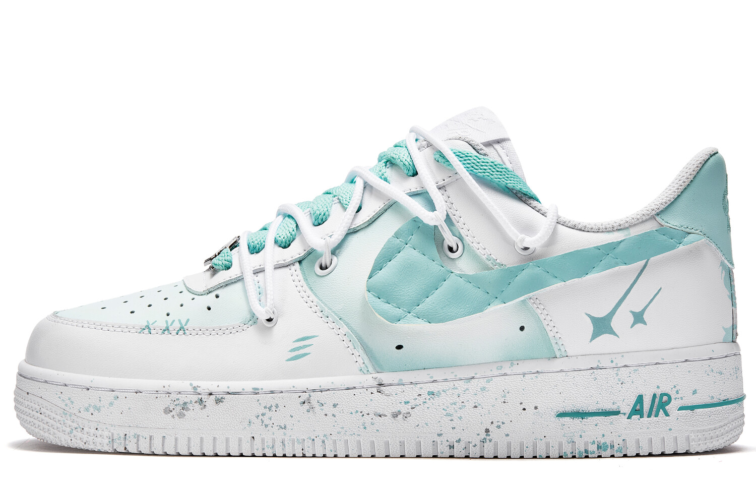 

Кроссовки Nike Air Force 1 Skateboarding Shoes Men Low-top Mint Green, мятно-зеленый