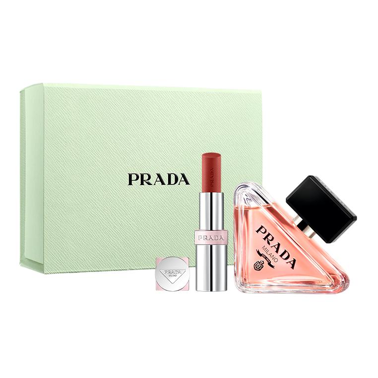 

PRADA Помада i am unpredictable набор духов парфюмерная вода eau de parfum edp белый мускус амбер ориентальный 30мл+3,8г