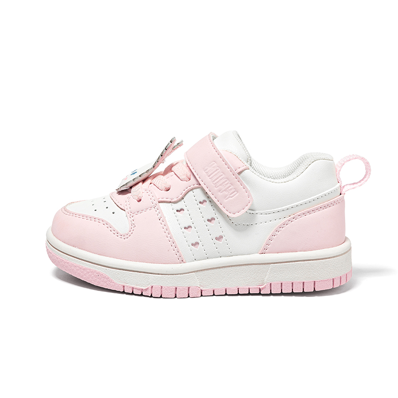 

Противоскользящие и дышащие детские кроссовки для скейтбординга для детей от 3 до 7 лет Snoffy, розовый/белый