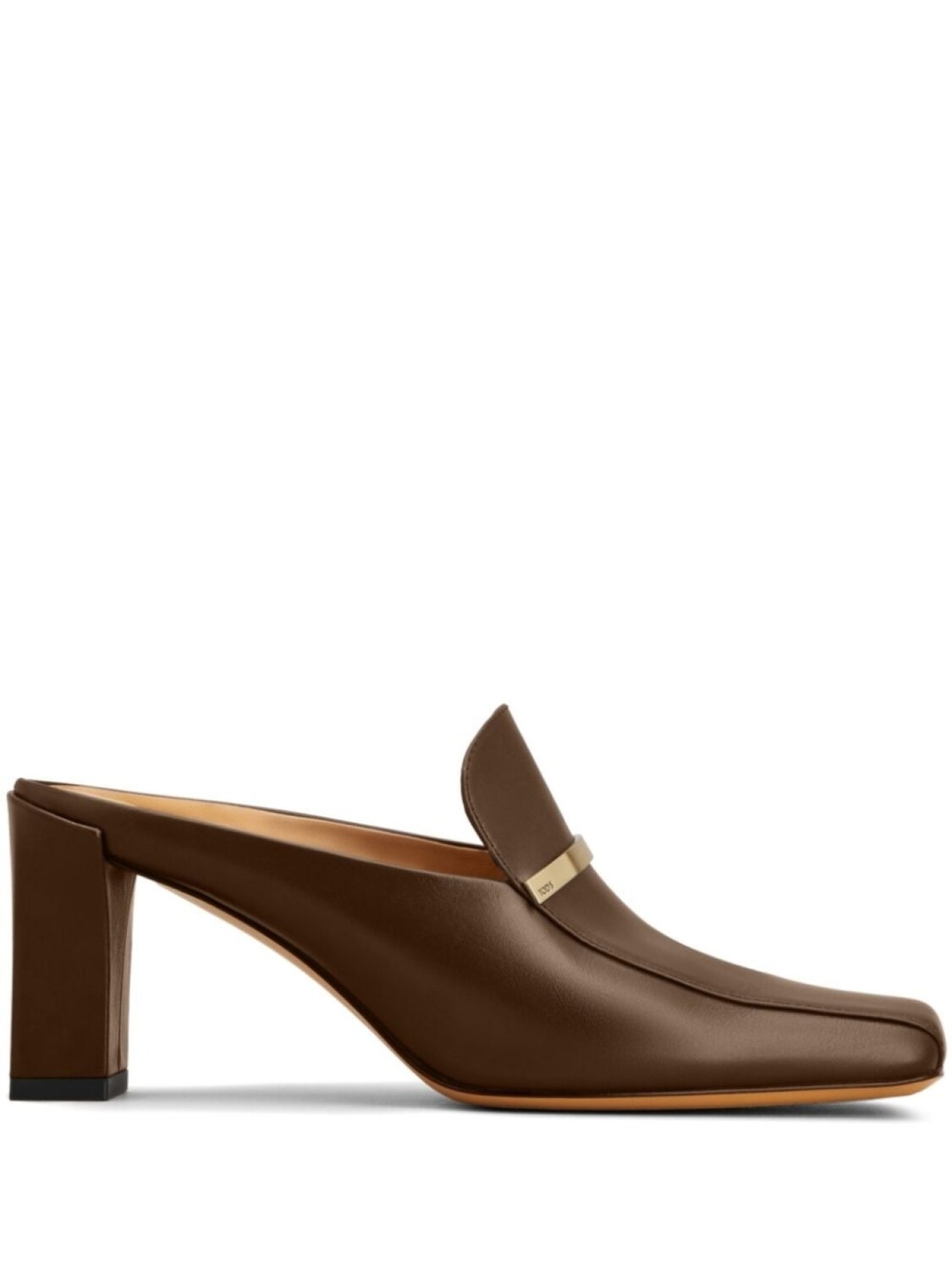 Tod's мюли с логотипом, коричневый
