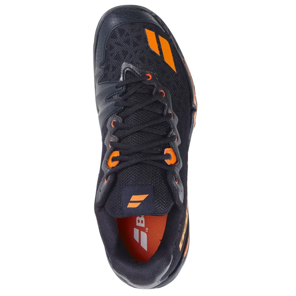 Мужские кроссовки для бадминтона «Shadow 4» от Babolat, Black-Orange (2037) — фото 3