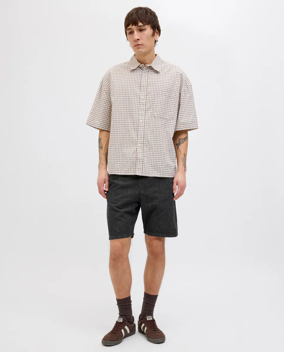 

Мужские джинсовые шорты-джоггеры Jack & Jones, черный