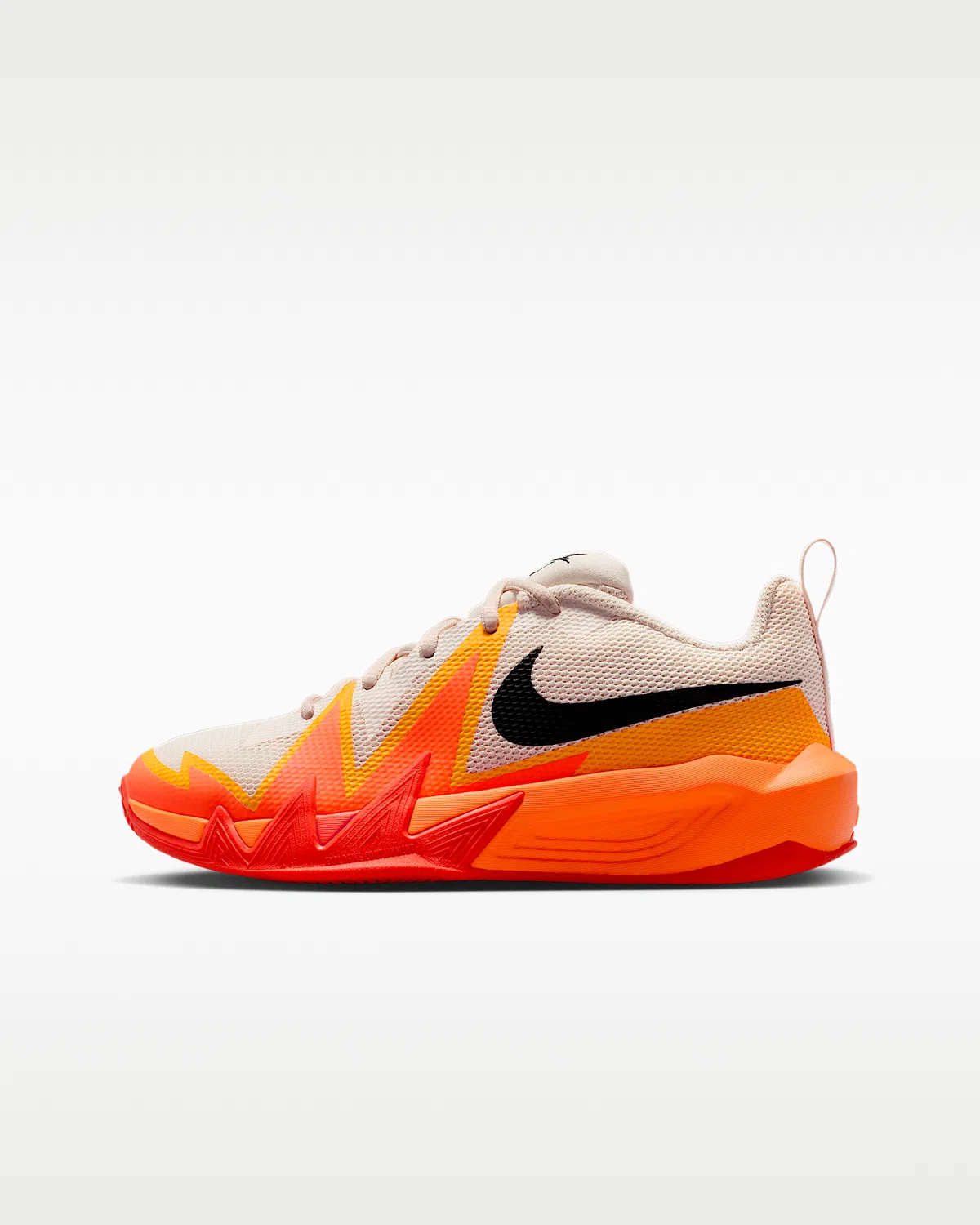 Кроссовки баскетбольные Nike S.T. Dynamite для старших детей, Chalk/Picante Red/Total Orange/Black