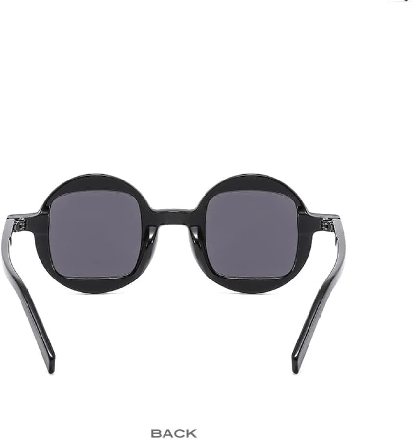 

Модные круглые и квадратные солнцезащитные очки для женщин и мужчин с градиентными линзами и оправой в винтажном стиле. Очки с защитой от УФ-излучения UV400 MTZJH, C6