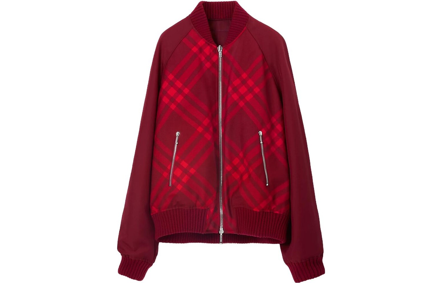 

Куртка мужская малиново-красная Burberry, малиново-красный
